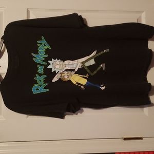 Rick and morty black T-shirt🛸💫